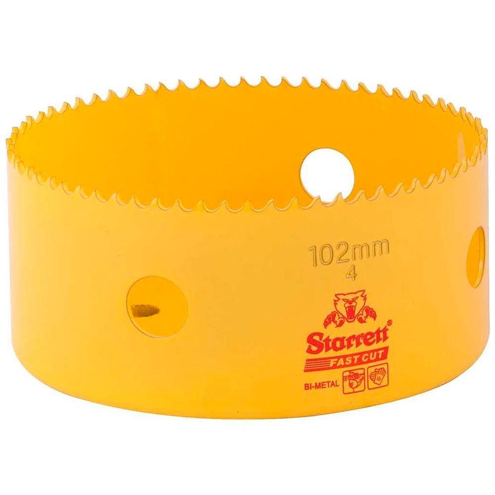 Serra Copo De Aço Rápido Bimetal 102mm 4&quot; H0400 Starrett