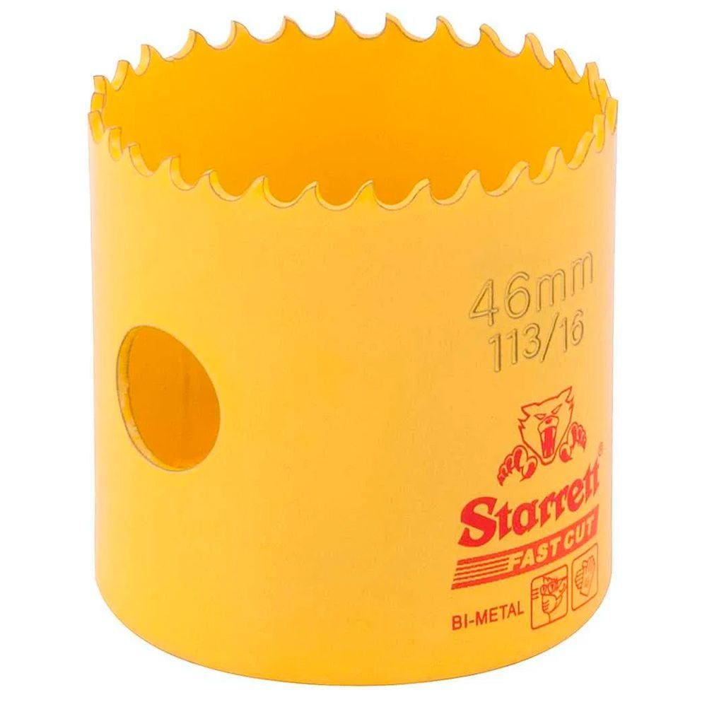 Serra Copo De Aço Rápido Bimetal 46mm 1.13/16 H1136 Starrett