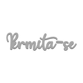 Arte Permita-se 38cmx9,5cm - Cria Arte Laser Cinza Claro