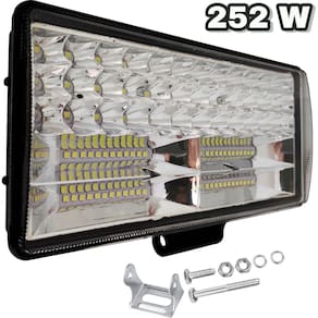Farol De Led Auxiliar LE-6728 252w 84 Leds 12v 24v