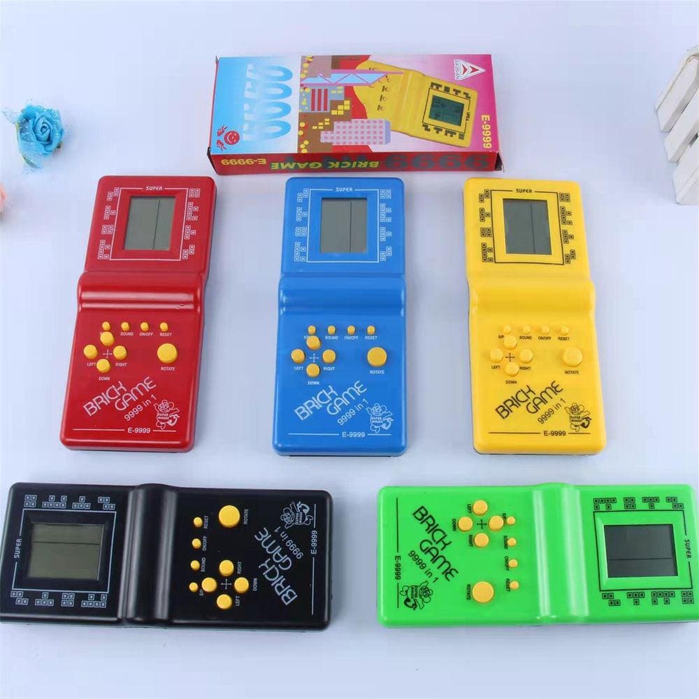 Super Mini Game Retro Jogo Tetris 9999 Jogos Brick Game Portatil