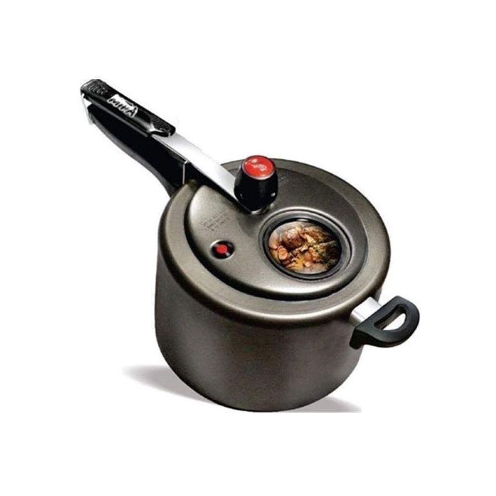 Panela de Pressão com Visor - 4,5 Litros Grafite Mta