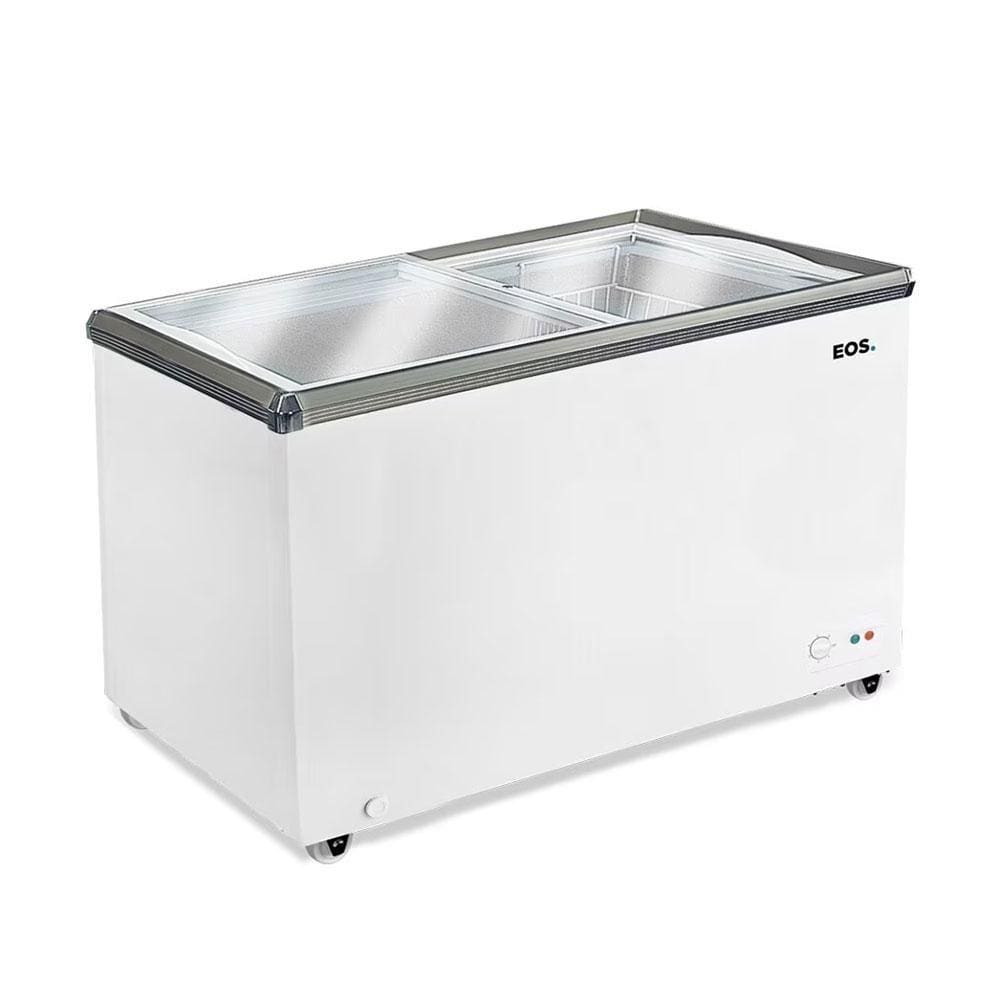 Freezer Conservador Expositor Horizontal Dupla Ação Tampa De Vidro Eco Gelo 247L EEH300XX 127V - EOS