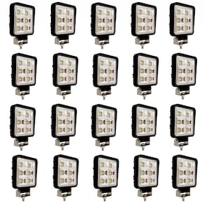 KIT 20 Farol de Milha 48 Led potente 144w 12/24v LE-6721 Caminhão Trator