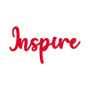 Arte Inspire 35cmx18cm - Cria Arte Laser Vermelho