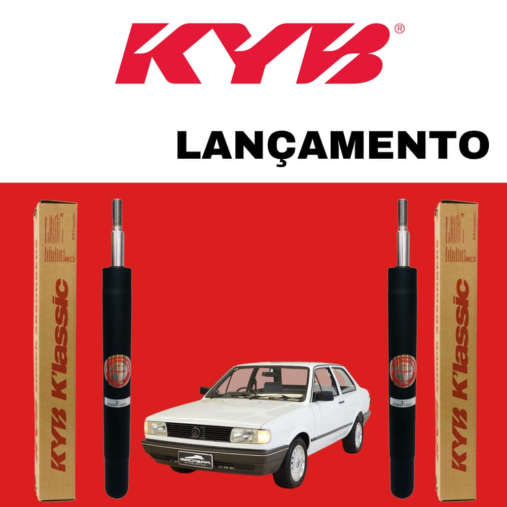 Par Amortecedor Dianteiro Kayaba Linha Klassic Voyage G1 Vw 1980 A 1997