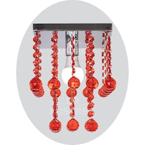 Lustre Luminária Plafon De Cristal Acrílico Alto Brilho