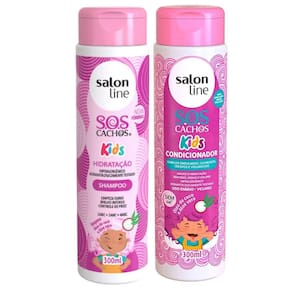 Shampoo + Condicionador Salon Line Sos Cachos Kids Hidratação 300Ml