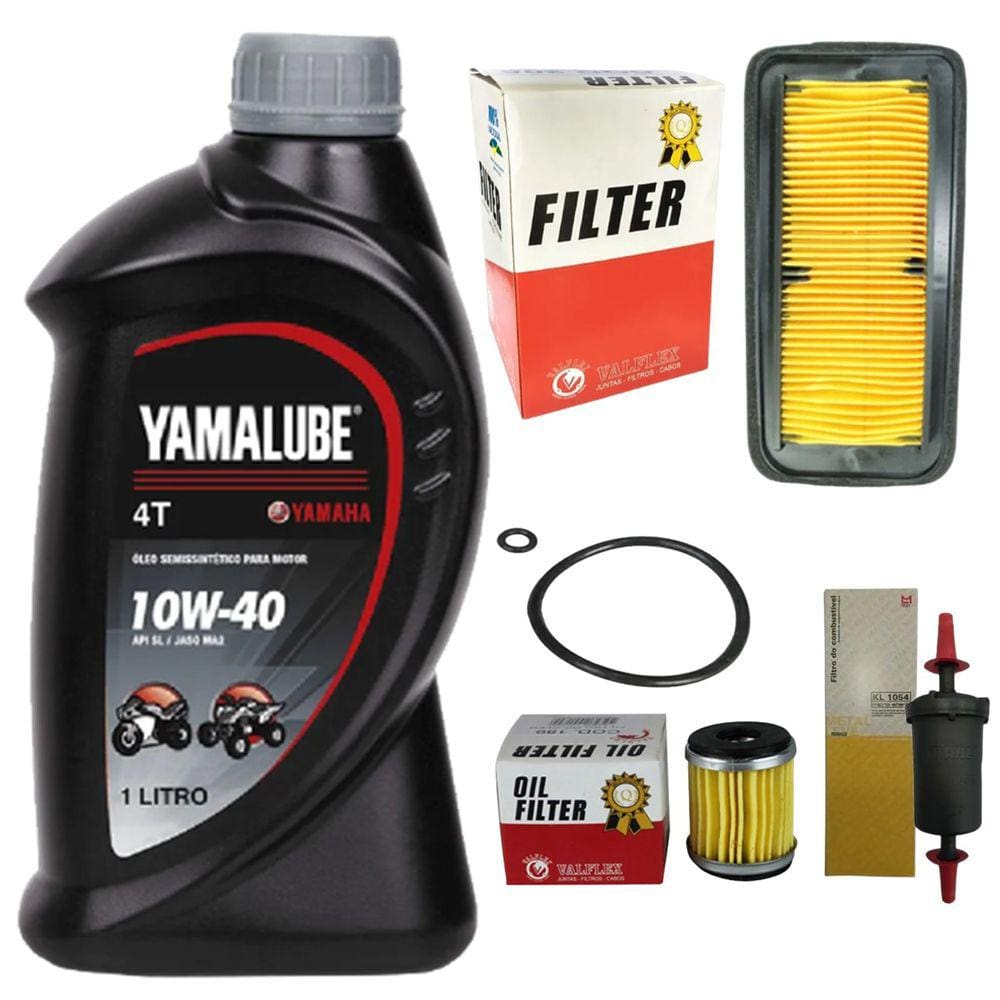Filtro Combustivel, Oleo E Ar, Oleo 10w40 Fazer 250 18 Á 22