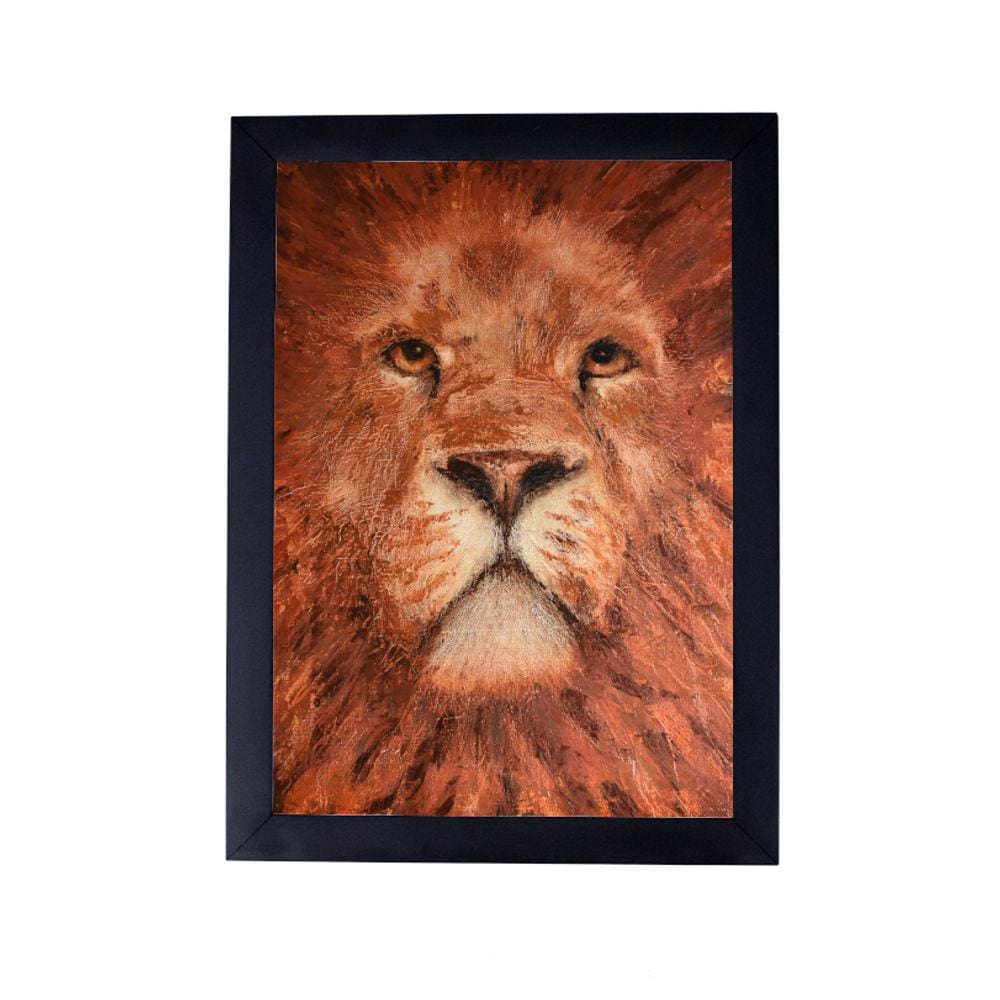 Quadro decoração religiosa leão de juda P8385