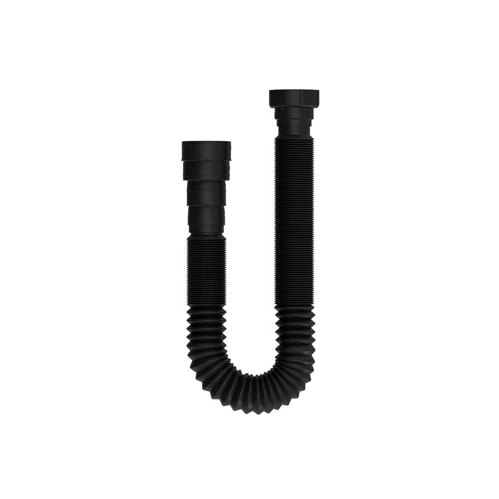 Sifão Sanfonado Extensível Blukit 1,1M Preto Universal