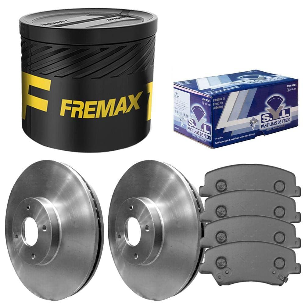 Kit Pastilha Disco Dianteiro Ventilado HB20 1.6 16V 16 a 19