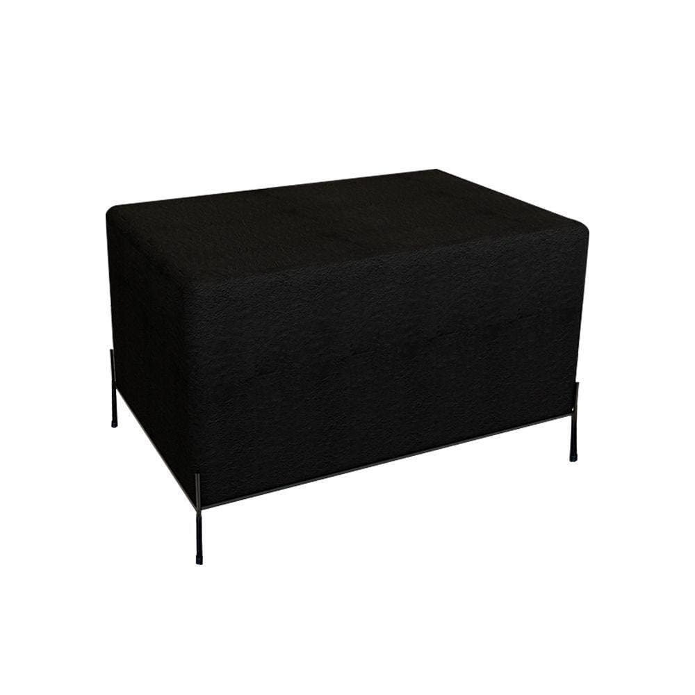 Puff Design Barcelona Preto - Cor: Preto