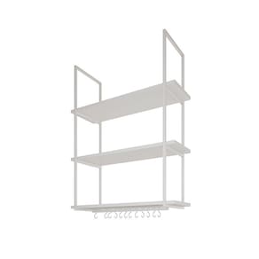 Nicho Suspenso Para Divisória Apartamento Denver 80cm - Branco - Cor: Branco