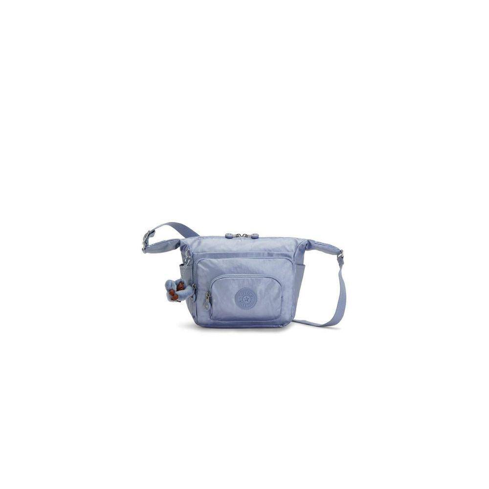 Bolsa Transversal Kipling Azul Metalico Erica