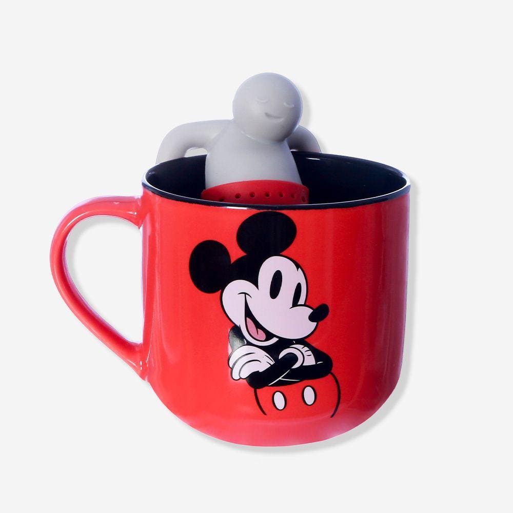 Caneca 350ml C/ Infusor P/ Chá Mckey Mouse Disney