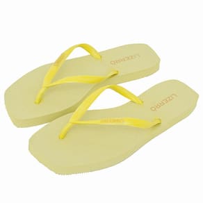 Chinelo Feminino Borracha Quadrado Tiras Dia a Dia