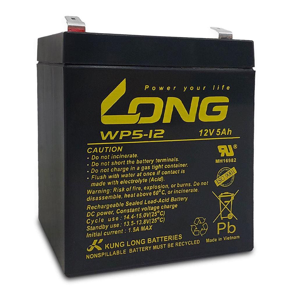 Bateria Selada para Nobreak Long, 12V 5Ah - WP5-12