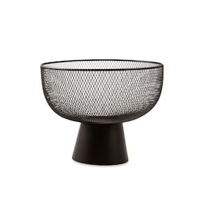 Fruteira em Metal Preto Média