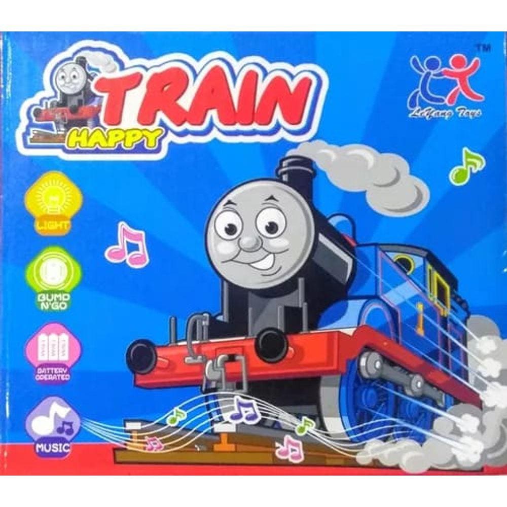 Trenzinho Luz E Som Bate Volta Trem Locomotiva Brinquedo