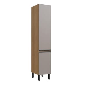 Paneleiro 40cm 2 Portas Montana/Fumê