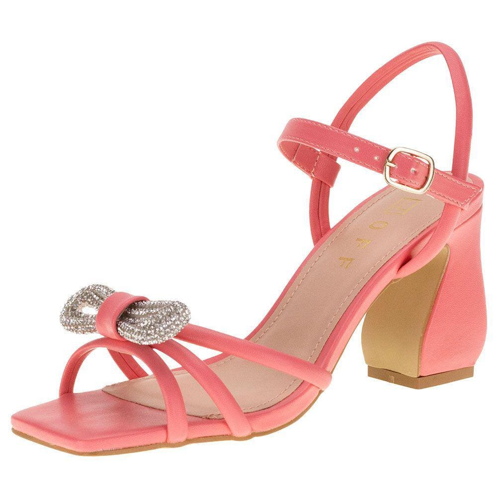 Sandália Feminina Salto Alto Off Line - 559122902