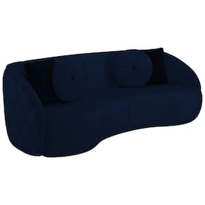 Sofa 3 Lugares 240 cm Passion Veludo SL 948 Moll