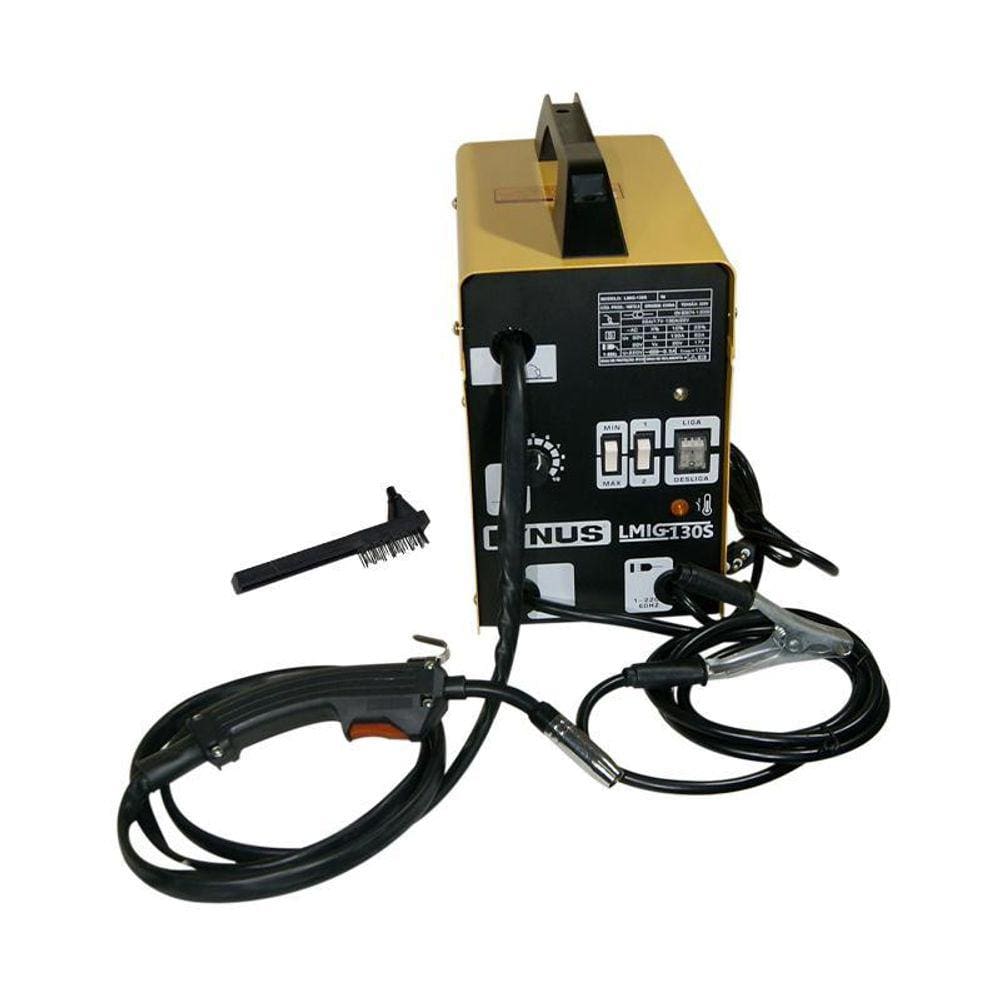 Inversora Solda Mig Sem Gas Lynus Lmig-130S Monofasica 220V