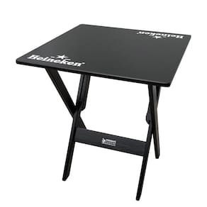 Mesa Dobrável 60x60 Madeira Personalizada Hei Preta Preto