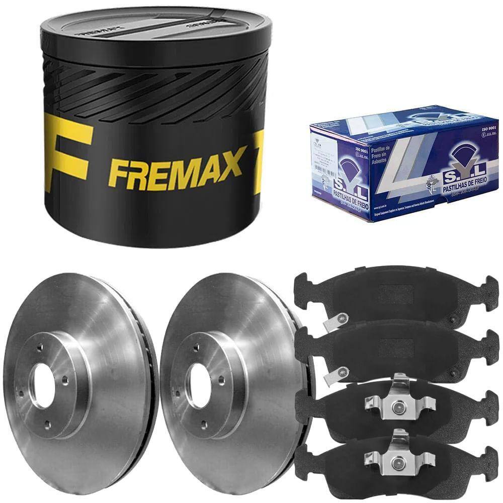 Kit Pastilha Disco Dianteiro Ventilado Cobalt 2017 a 2020 Sy