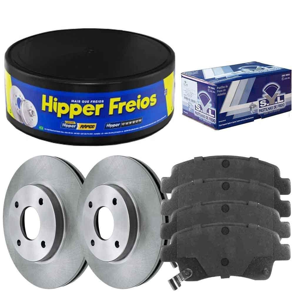 Kit Pastilha Disco Dianteiro Ventilado Yaris 2018 a 2021 Lo