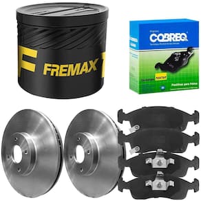Kit Pastilha Disco Dianteiro Ventilado Cobalt 2017 a 2020 Co