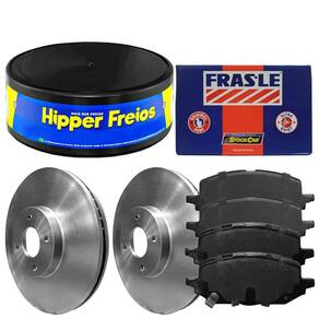Kit Pastilha Disco Dianteiro Ventilado Onix Plus 1.0 19 a 23