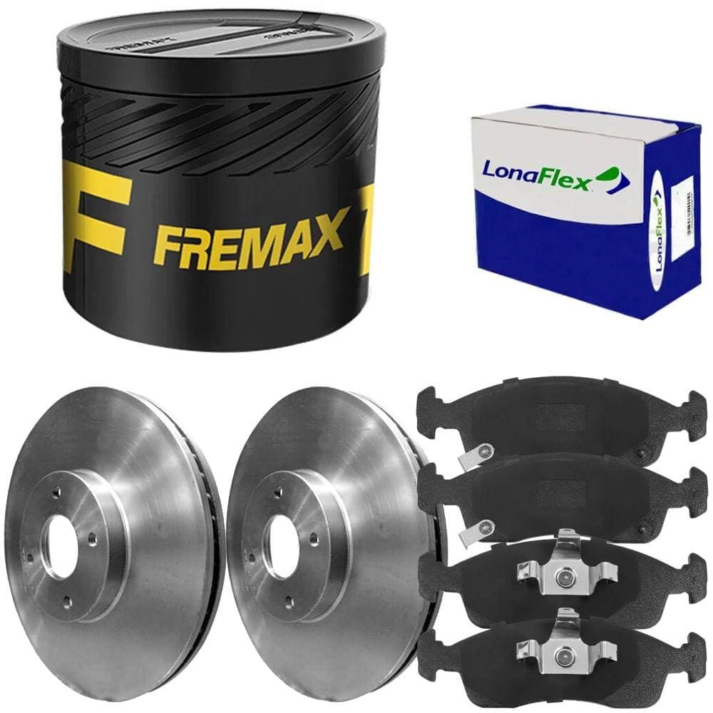 Kit Pastilha Disco Dianteiro Ventilado Cobalt 2017 a 2020 Fr