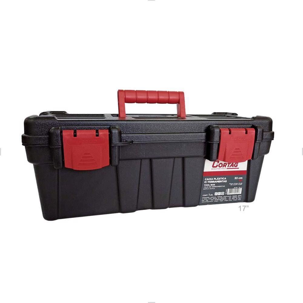 Caixa Plástica para Ferramentas 17&quot; Cortag