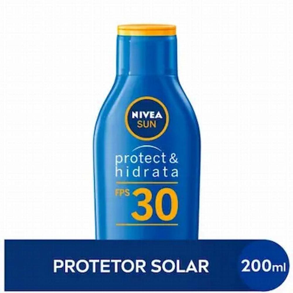 protetor solar nivea sun protect & hidrata fps 30 com 200ml