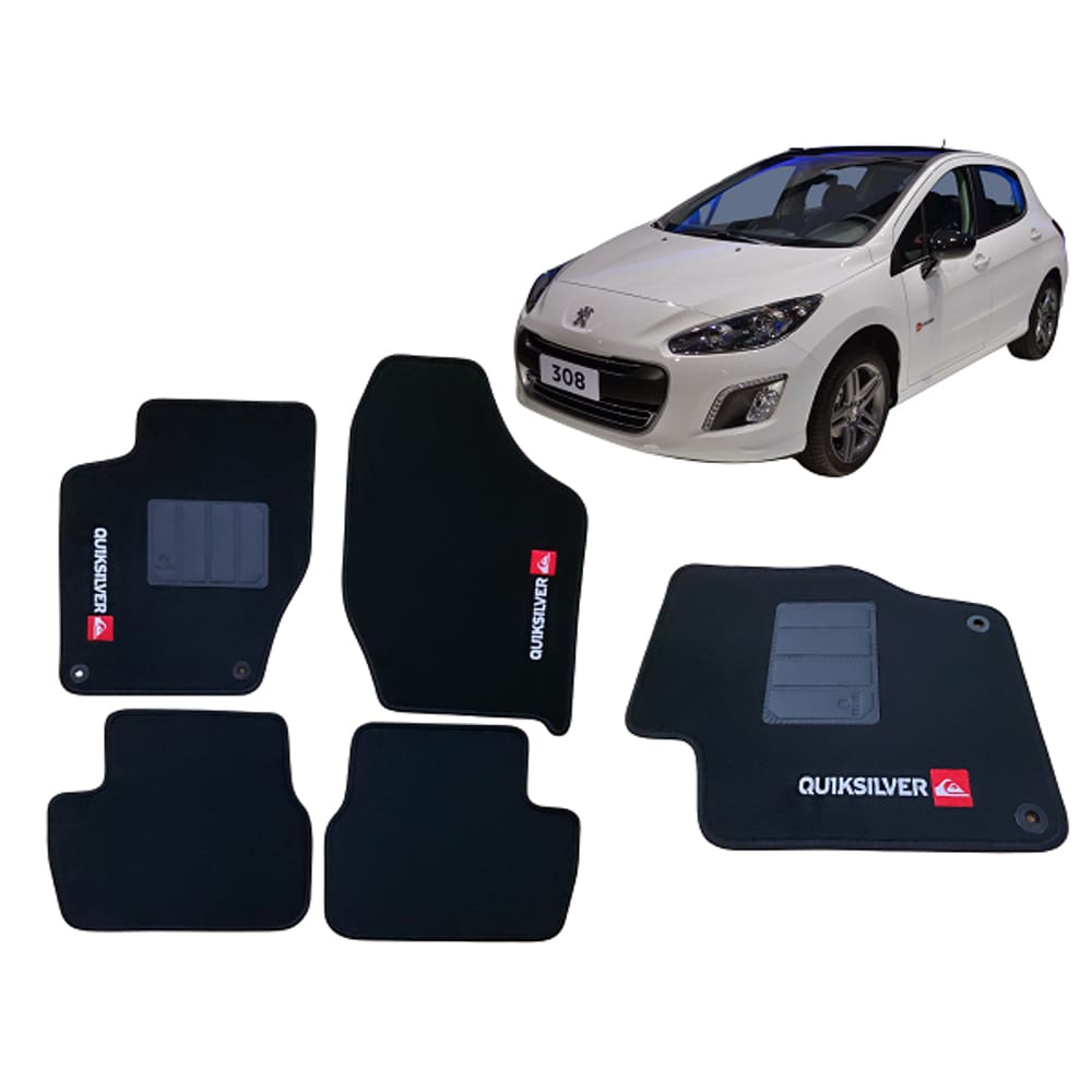 Tapete Carpete 6Mm Peugeot 308 Quiksilver 2014 2015