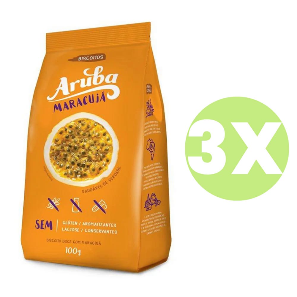 Biscoito de Maracujá SG Aruba 100g