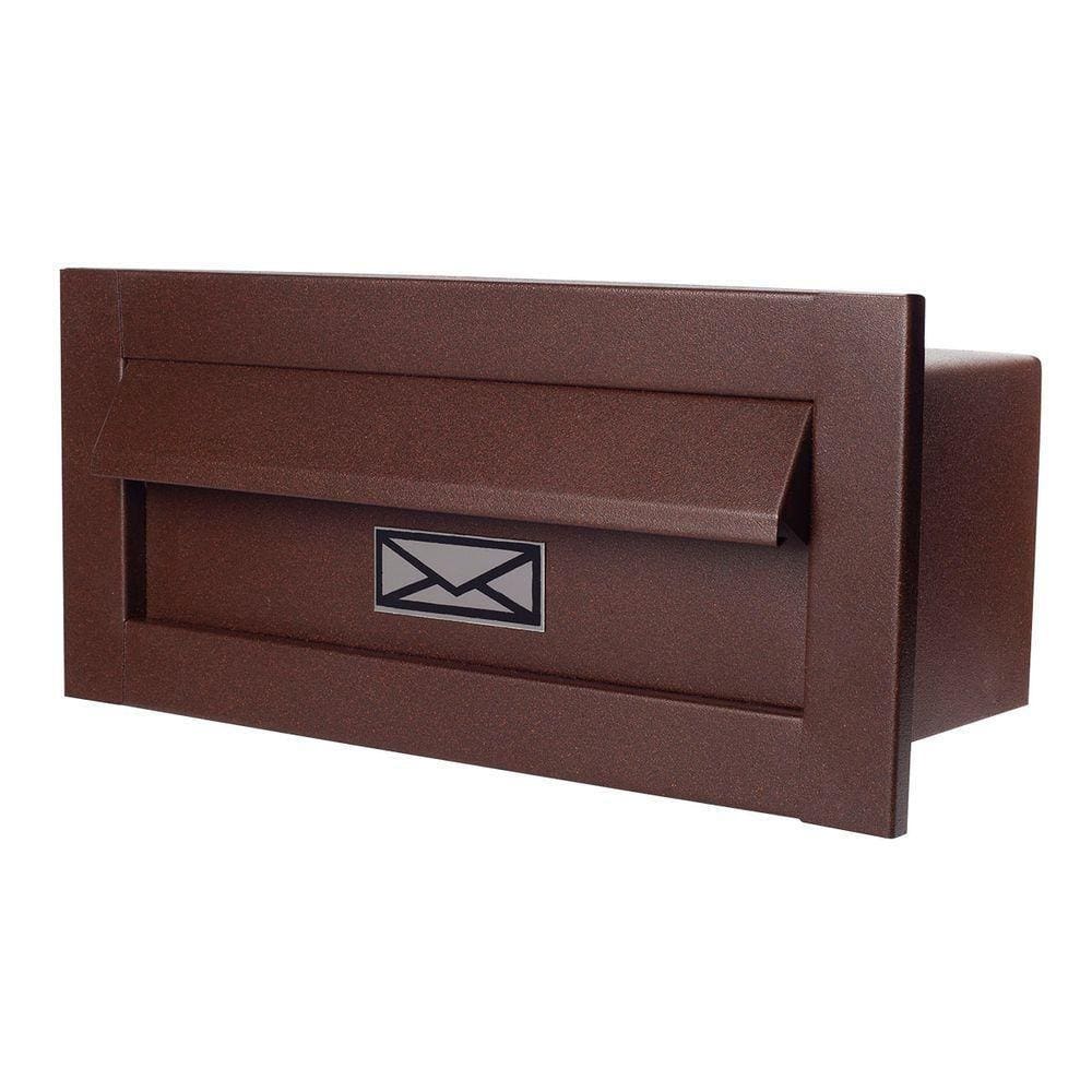 Caixa Correio Hat Chapeu Marrom Aço Corten Techinox