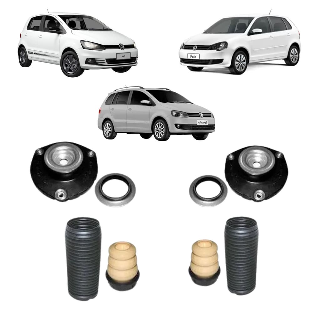 Par Kit Batente Dianteiro Volkswagen Fox Polo Space fox
