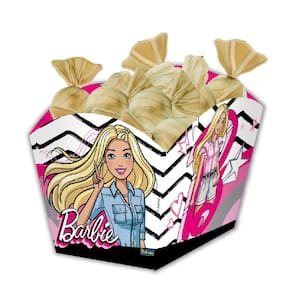 Cachepot Festa Infantil Barbie Decoração Aniversario