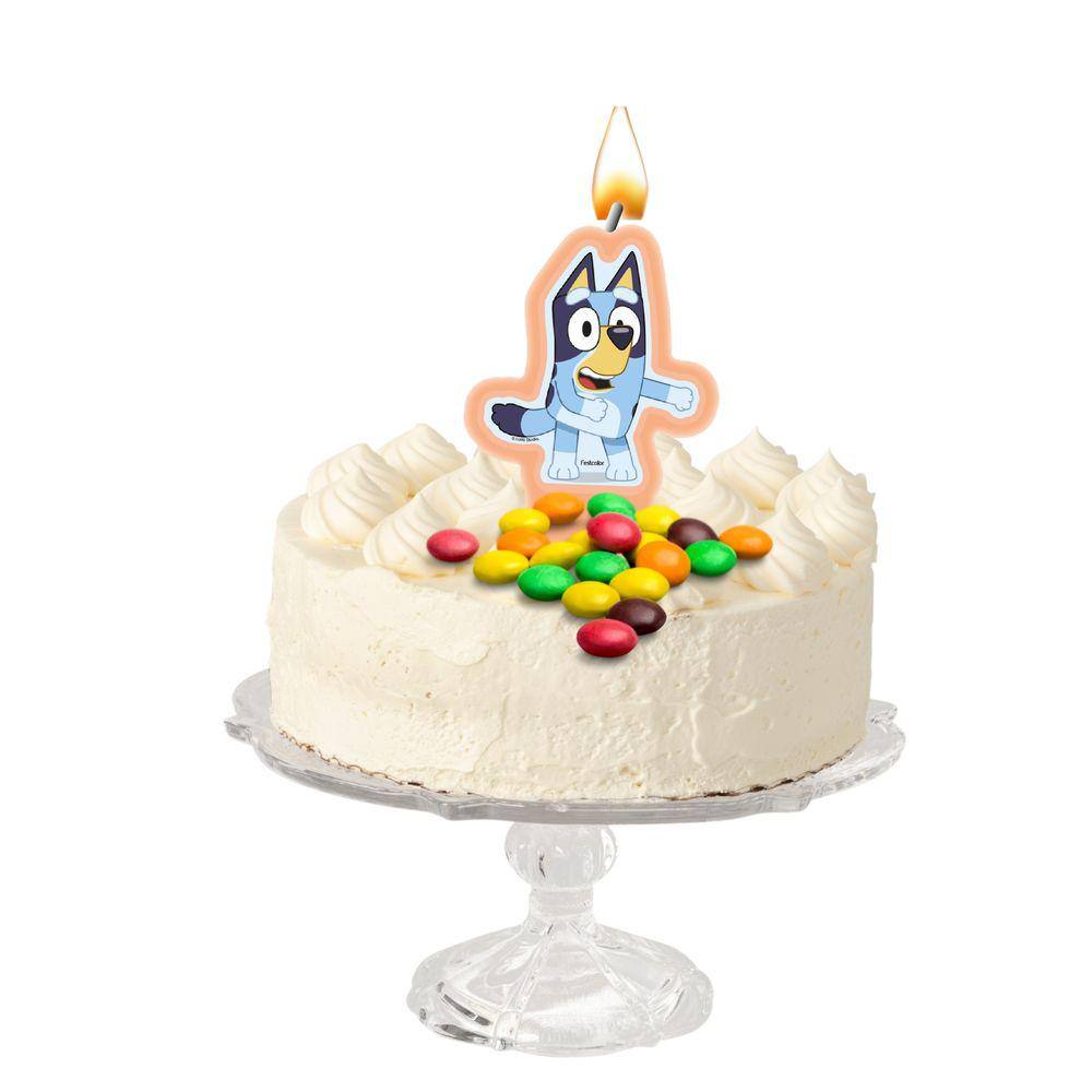 Vela Tema Bluey Decoração Aniversario Festa Infantil