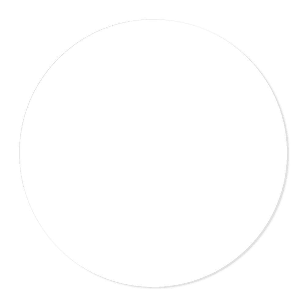 Sousplat 25cmx25cm - Cria Arte Laser Branco