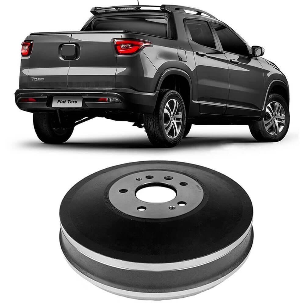 Tambor Freio Traseiro Fiat Toro 2.0 16V 2015 a 2023 Sem Cubo