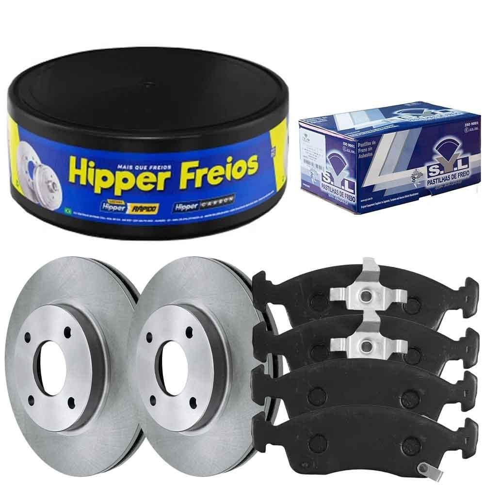 Kit Pastilha Disco Dianteiro Ventilado Cobalt 2017 a 2020 Hi
