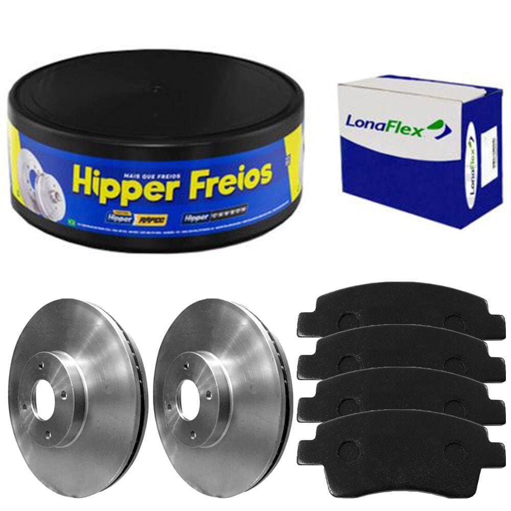 Kit Pastilha Disco Dianteiro Ventilado Etios 1.3 2012 a 2021
