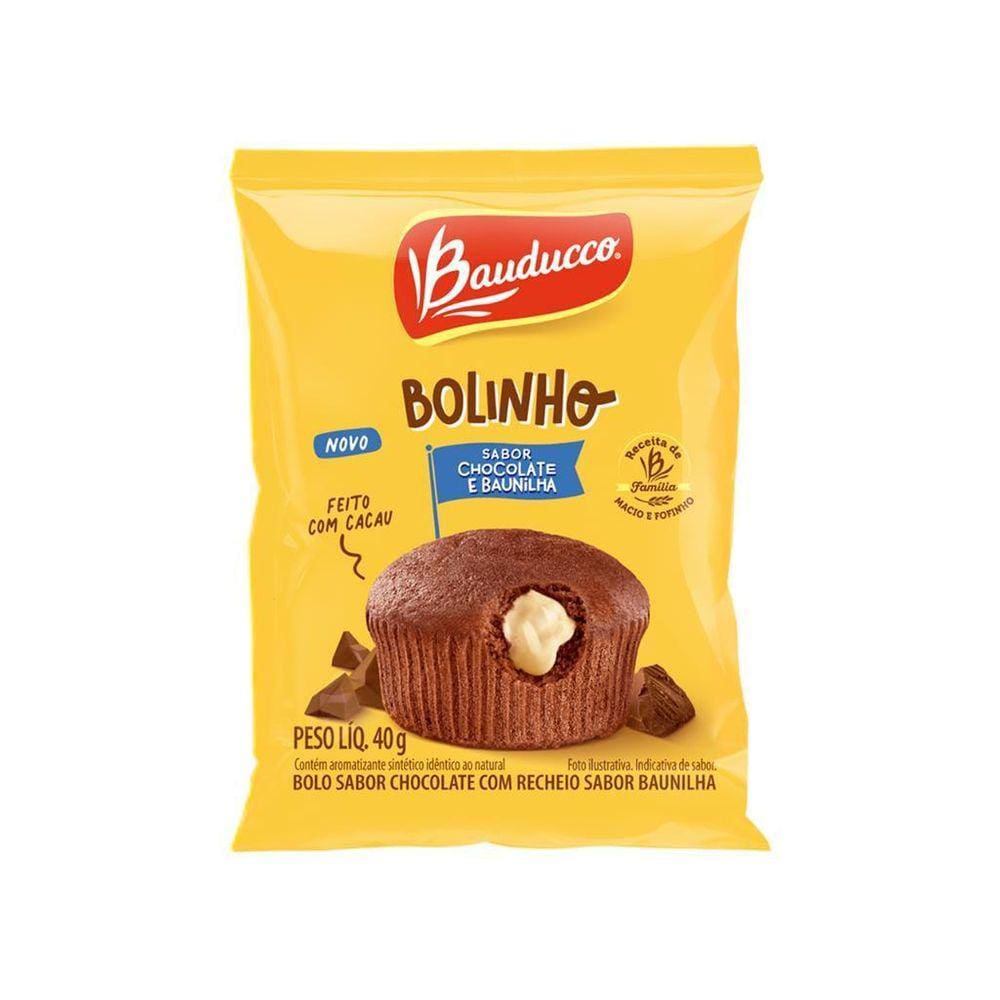 Bolinho Bauducco Mini Bolo 40G Chocolate E Baunilha