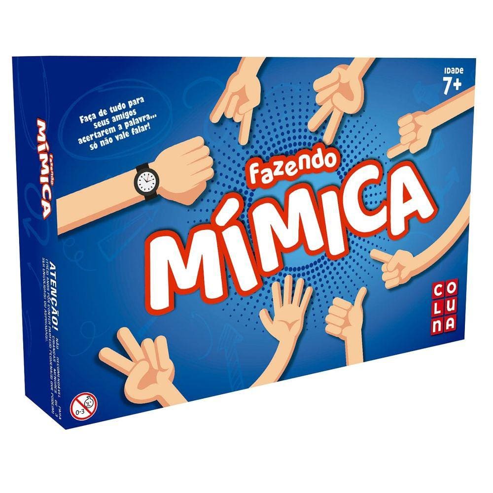 Jogo de Adivinhação Fazendo Mímica Pais e Filhos 2202
