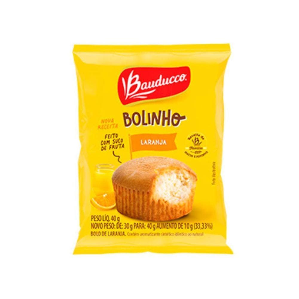 Bolinho Bauducco Mini Bolo 40G Laranja