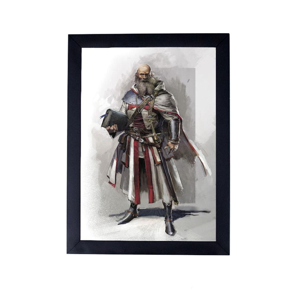quadro cavaleiro templário jacques de molay P8400